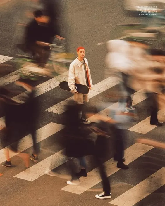Motion Blur Street Scene