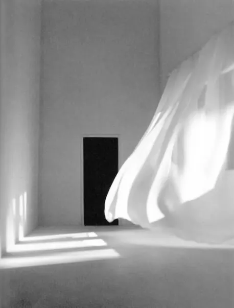 Monochrome Interior Shadow Play