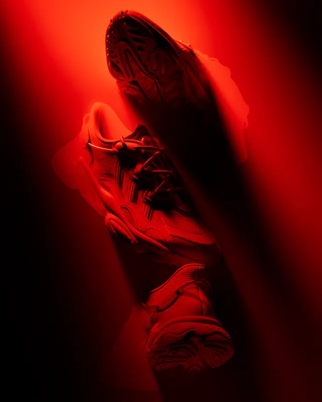 Red Lit Portrait