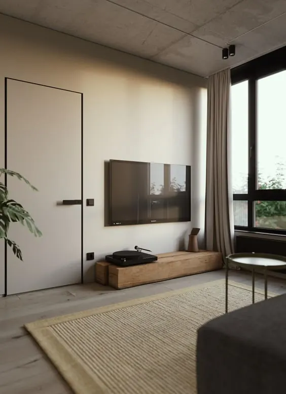 Minimalist workspace with bold color accents, minimal, corporate-clean, light