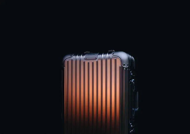 Dark moody still-life with warm copper accents, dark-mode, photographic, dark