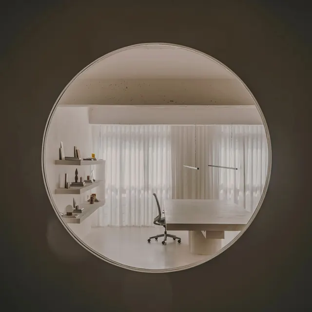 Square-format visual composition, photographic, editorial, vibrant