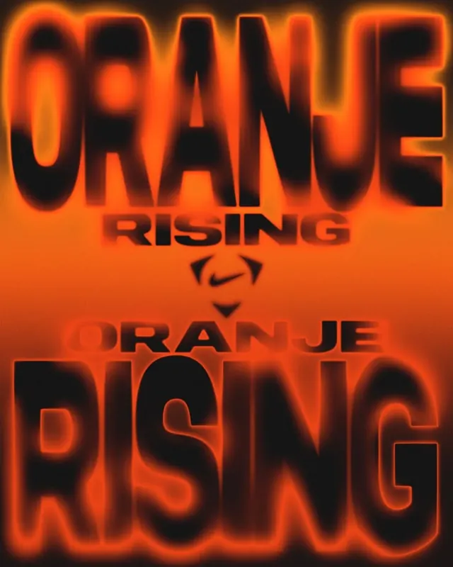 Neon text overlay motion graphic, dark-mode, gradient-heavy, dark