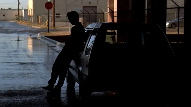 Breaking Bad silhouette lighting study, photographic, dark-mode, dark