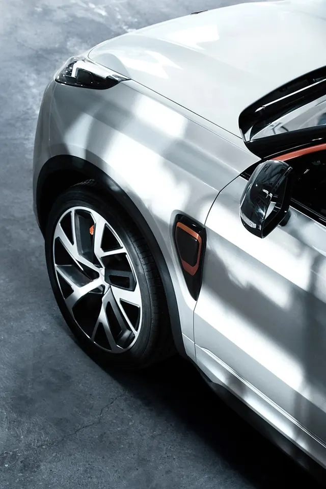 Lynk & Co Model 01 car detail, photographic, minimal, light