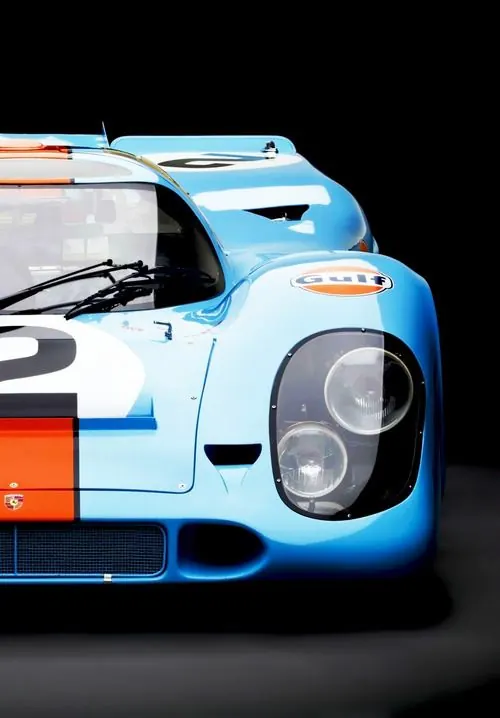 Porsche 917 heritage motorsport livery, photographic, vibrant