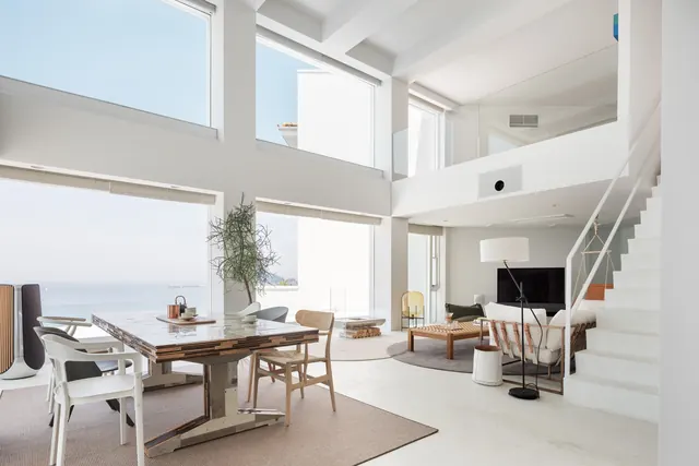 Shichirigahama House architectural design, photographic, architectural, neutral