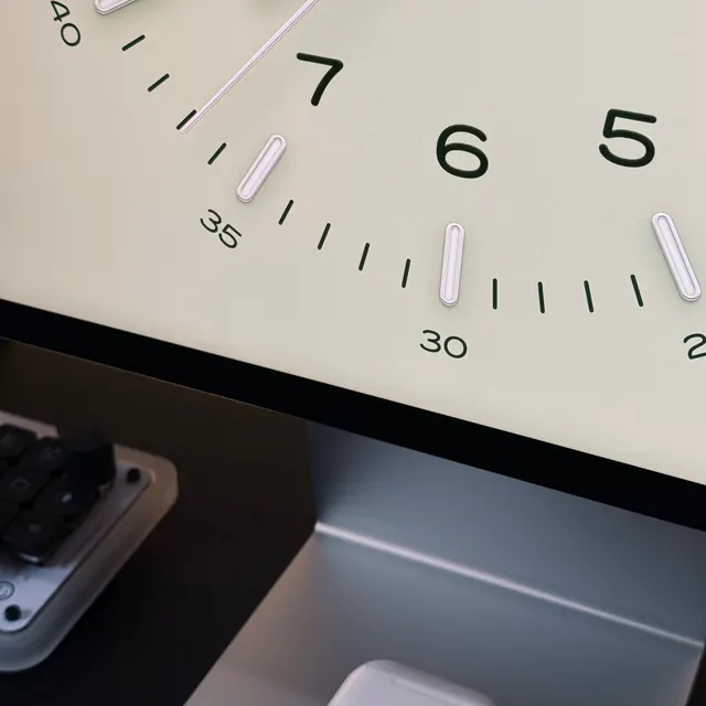 Analog Clock Close-up