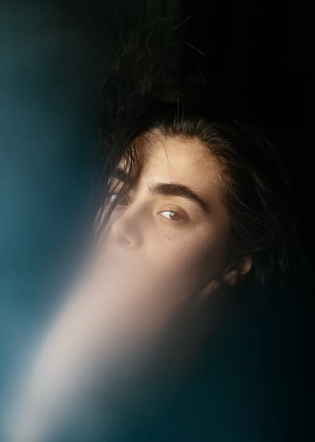 Nonentity Portrait Study, minimalist, photographic, dark