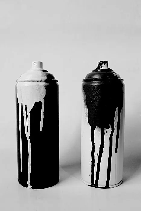 Dripping Paint Cans