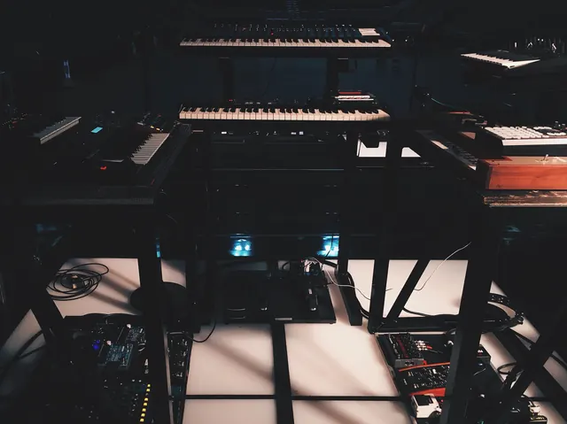 Studio Music Production Workspace