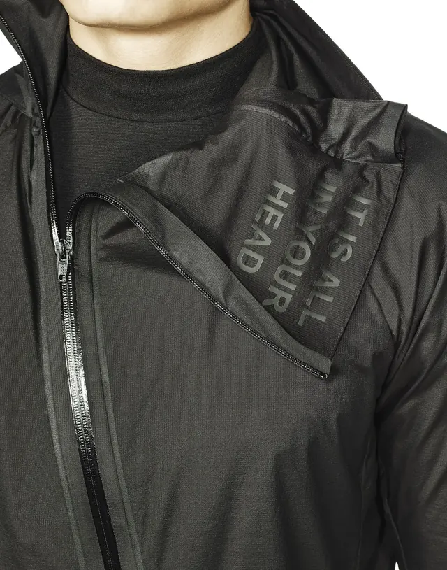 Black Technical Apparel with Branding