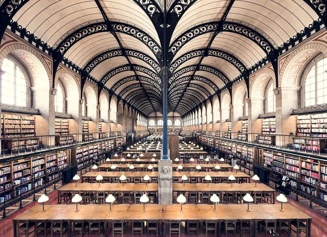 Grand Library Interior