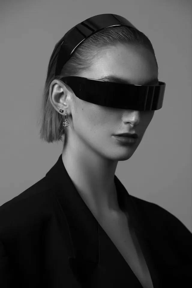 Avant-garde Fashion Portrait