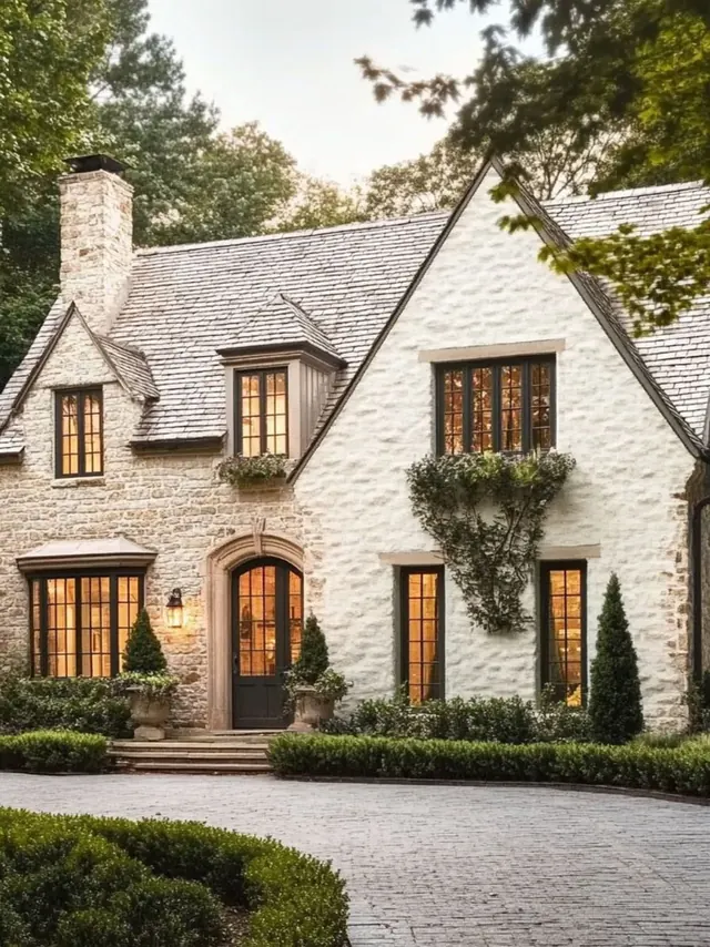 Traditional Stone House Exterior