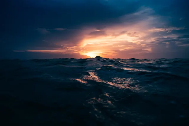 Ocean Sunset Landscape