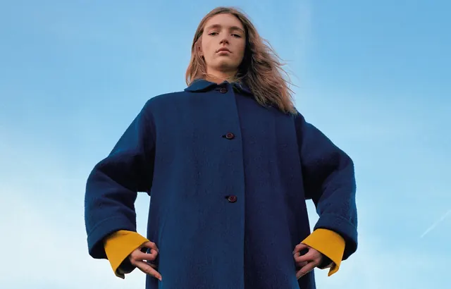 Blue Coat Portrait