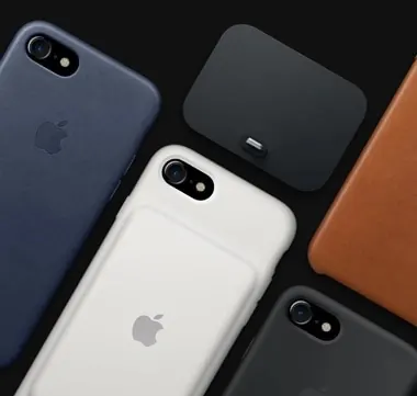 Apple iPhone cases product photography, minimal, photographic, dark