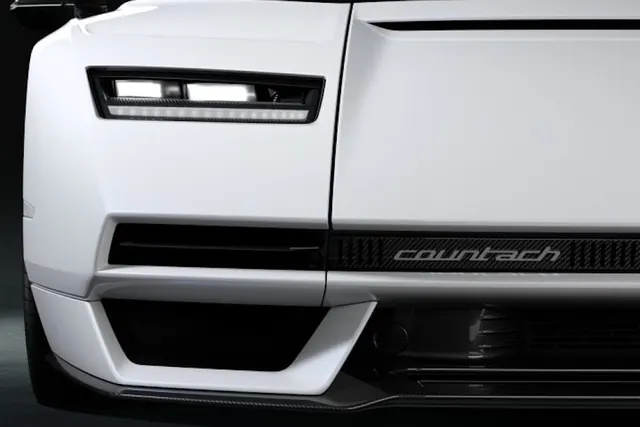White Vehicle Front Fascia Detail