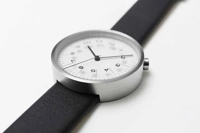 Minimalist Analog Watch Close-up