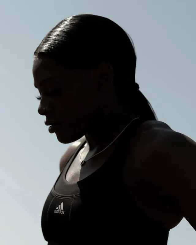 Silhouette Portrait of Athlete