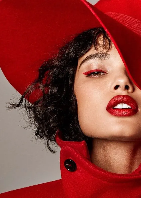 Red Fashion Portrait