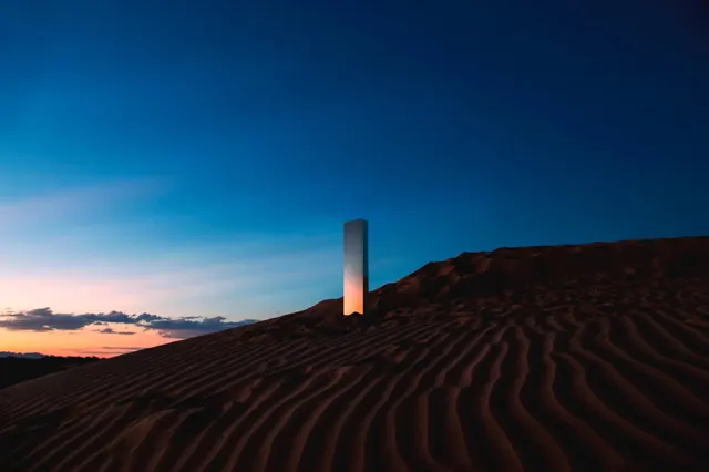 Sand Dune and Monolith