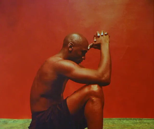 Man in Red Space