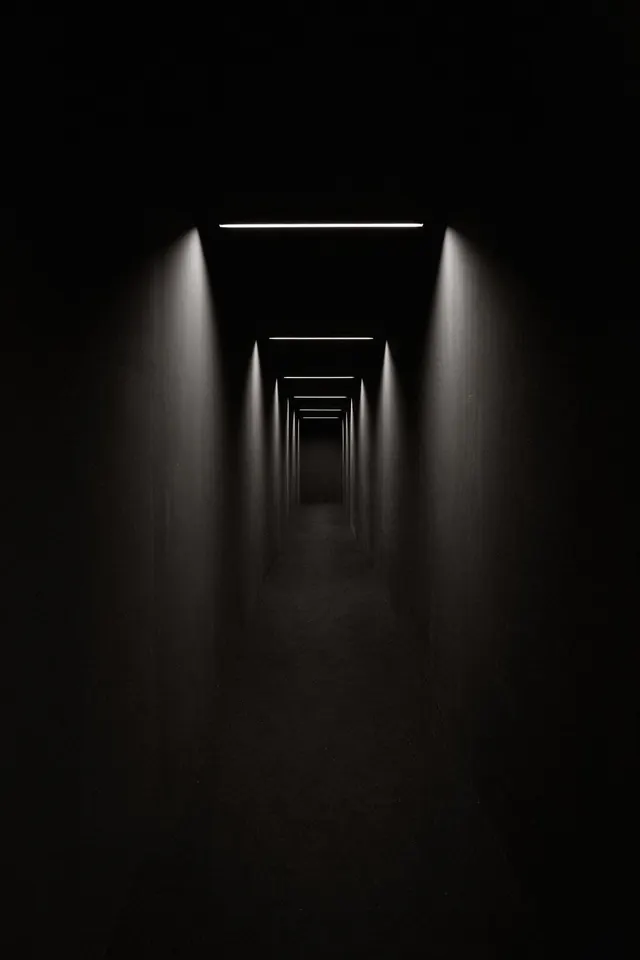 Dark Corridor Perspective