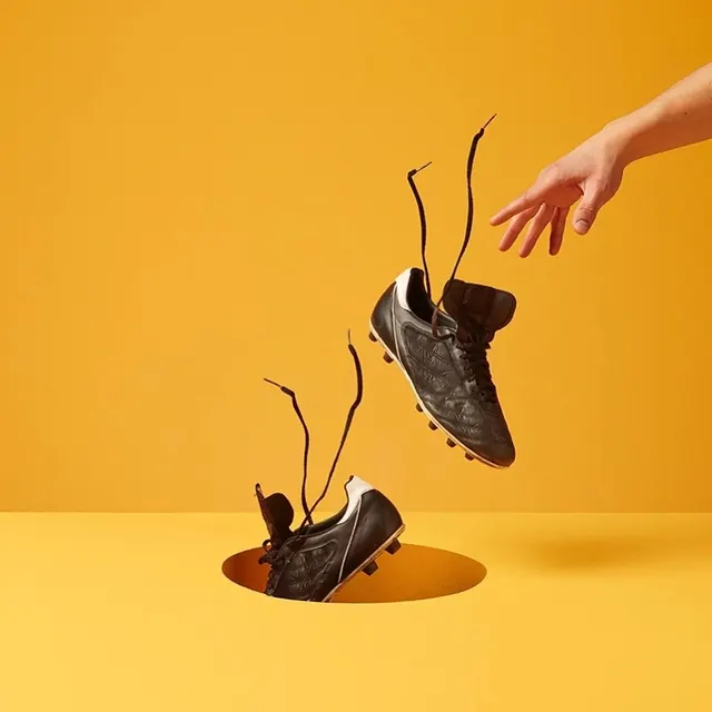 Floating Sneakers Product Shot