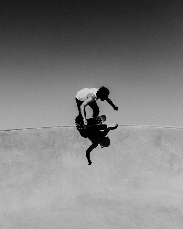 Black and White Action Photography