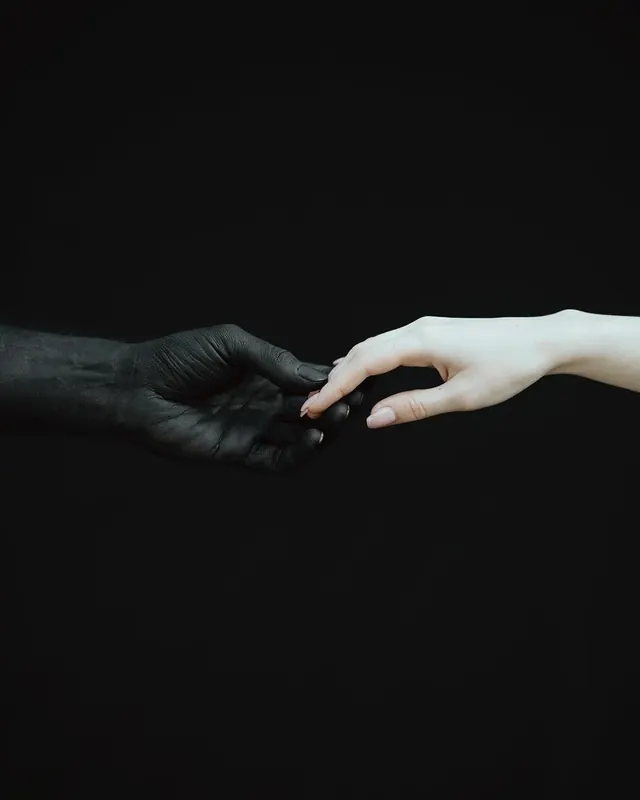 Contrast of Hands