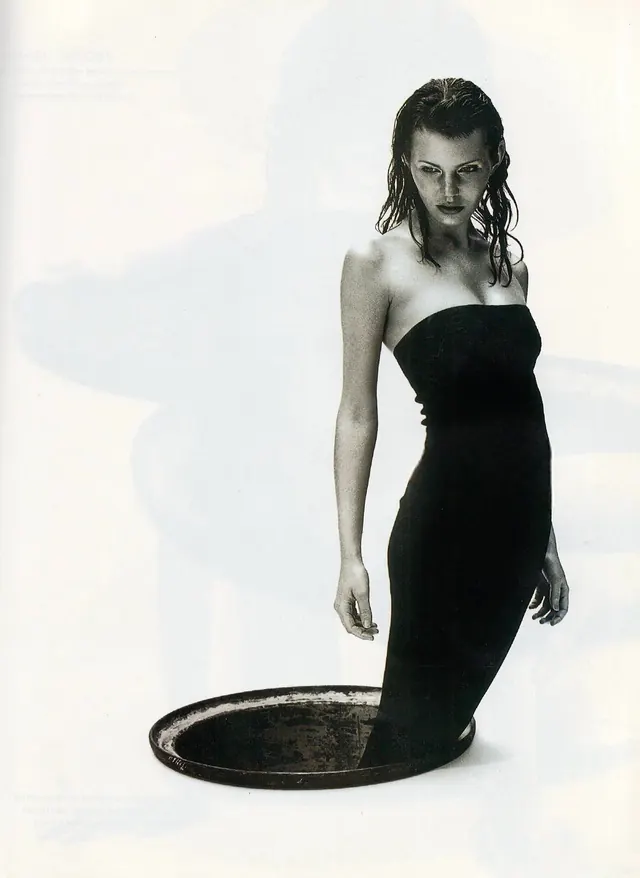 Monochrome Fashion Portrait