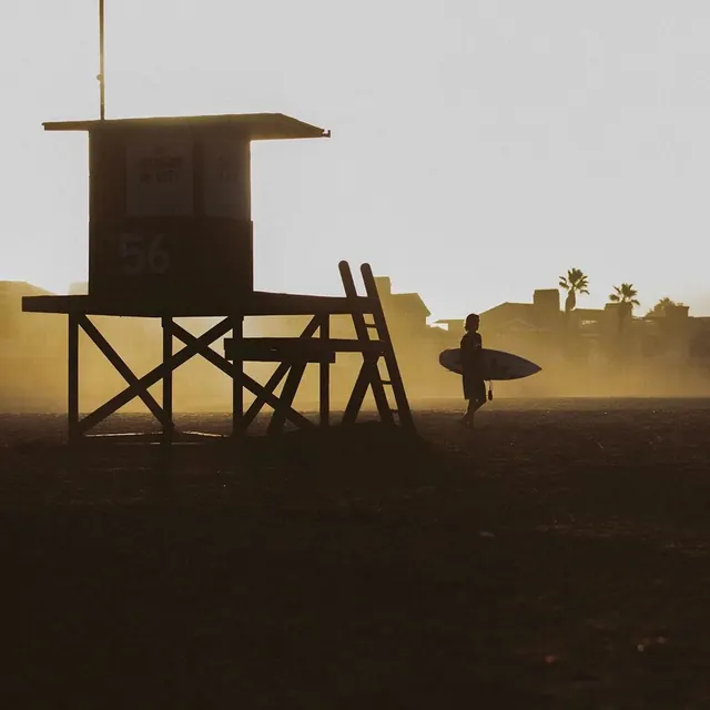 Beach Volleyball Silhouette