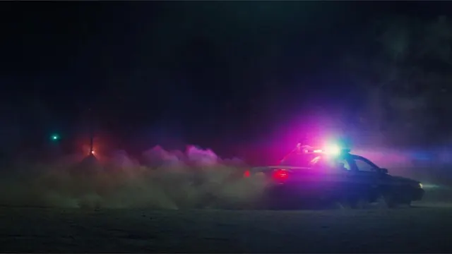 Emergency Vehicle at Night