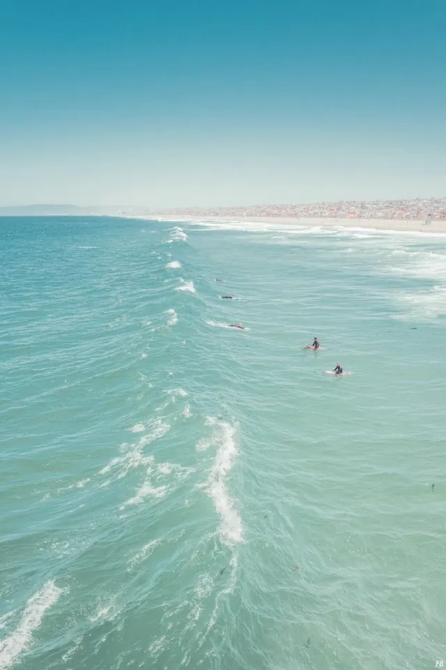 Aerial Beach and Ocean View