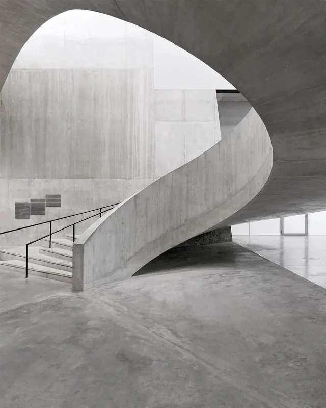 Minimalist Concrete Architecture, brutalist, minimal, monochrome