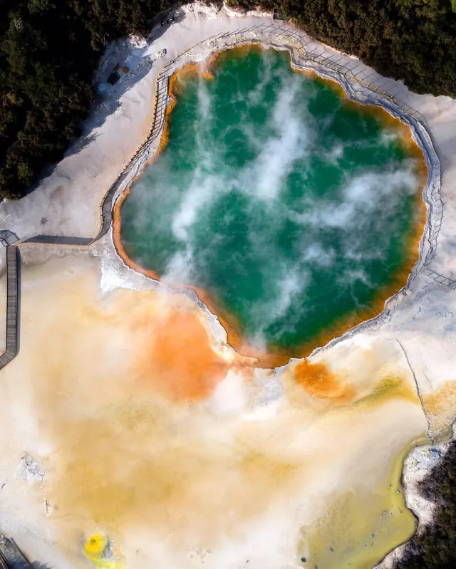 Aerial View of Thermal Pool