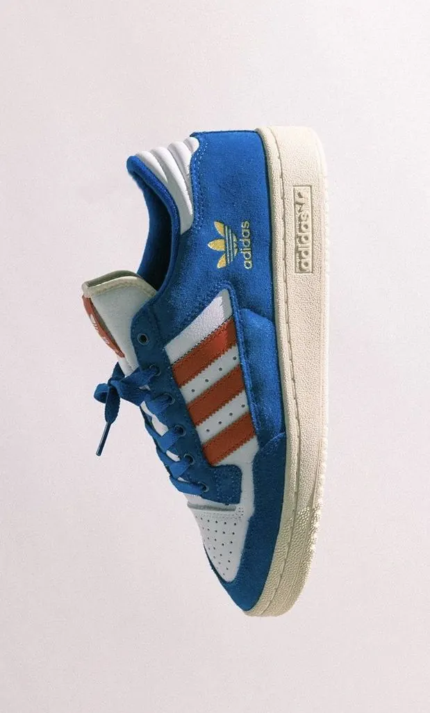 Adidas heritage sneaker product shot, minimal, retro, cool