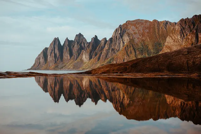Mountain Reflection Landscape