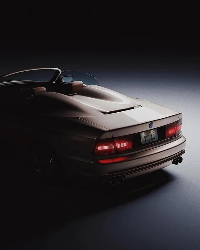 Luxury Convertible Sports Car Product Shot, photographic, luxury, warm