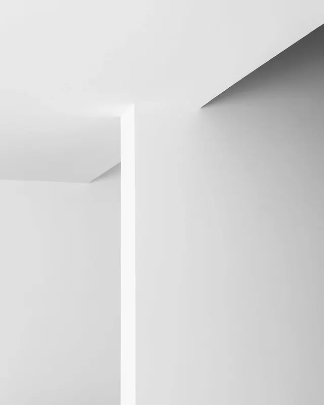 Light gray and charcoal minimal interior study, photographic, minimal, light