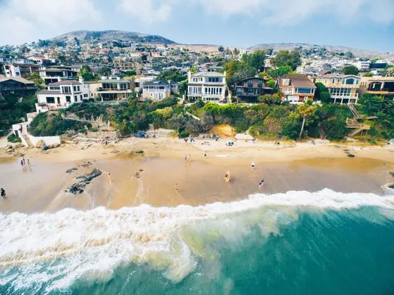Coastal Resort Aerial View