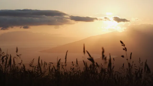 Mountain Sunset Landscape