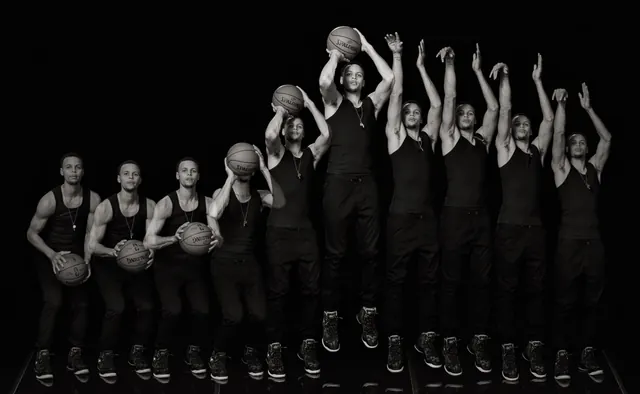 Group Portrait of Athletes in Black Attire