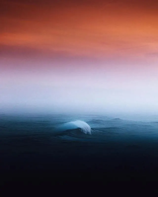 Ocean Wave Landscape