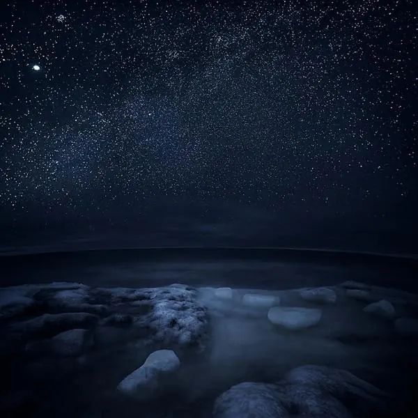 Starry Night Landscape