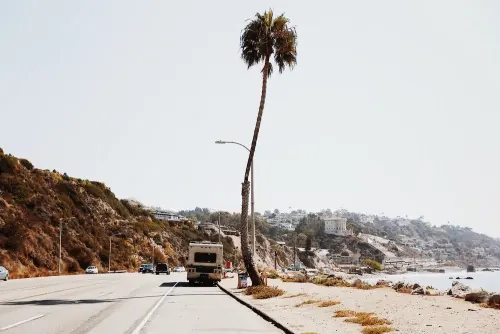Coastal Road Scene