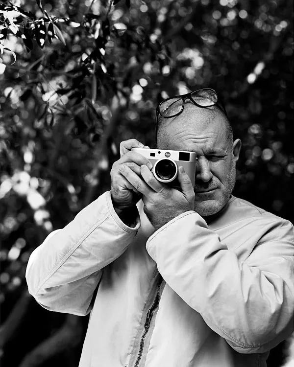 Man with Vintage Camera