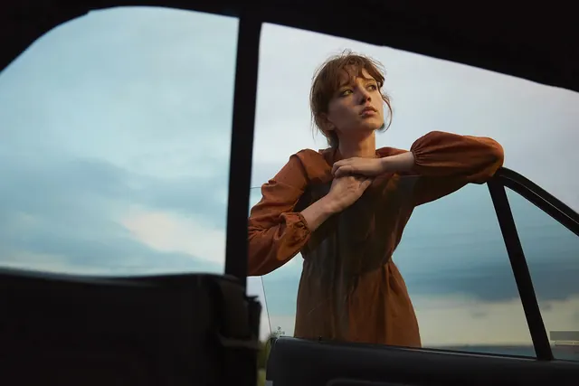 Cinematic Portrait in Vehicle
